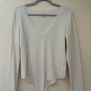 White Long Sleeve Top